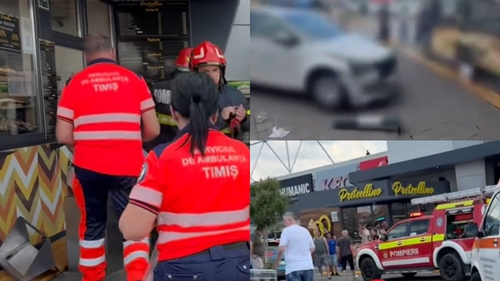 BREAKING | Un taximetrist a intrat cu mașina într-o mulțime de oameni în Timișoara!