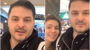 Dialog amuzant între Liviu Vârciu și partenera sa, Anda Călin, într-un mall: „Auzi, ia-ți unul mai tânăr decât mine. Am plecat!”