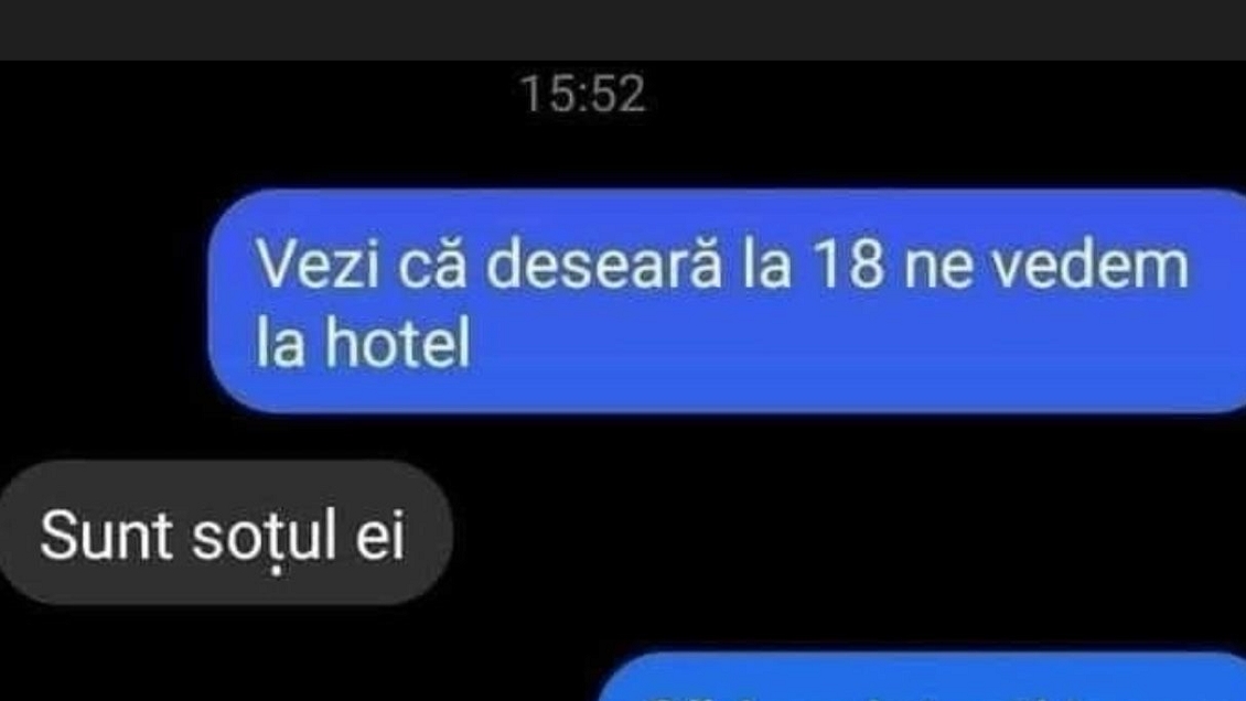 BANC | ”Vezi că diseară la 18 ne vedem la hotel”