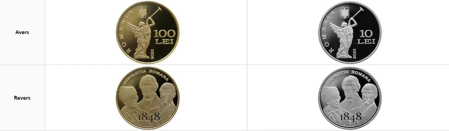 monede aur si argint