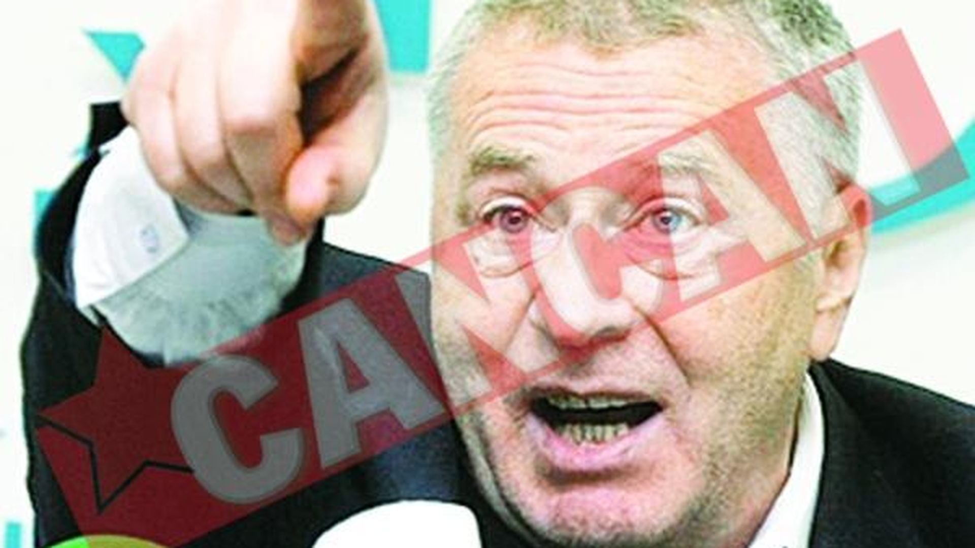 Jirinovski impusca pasari din tren