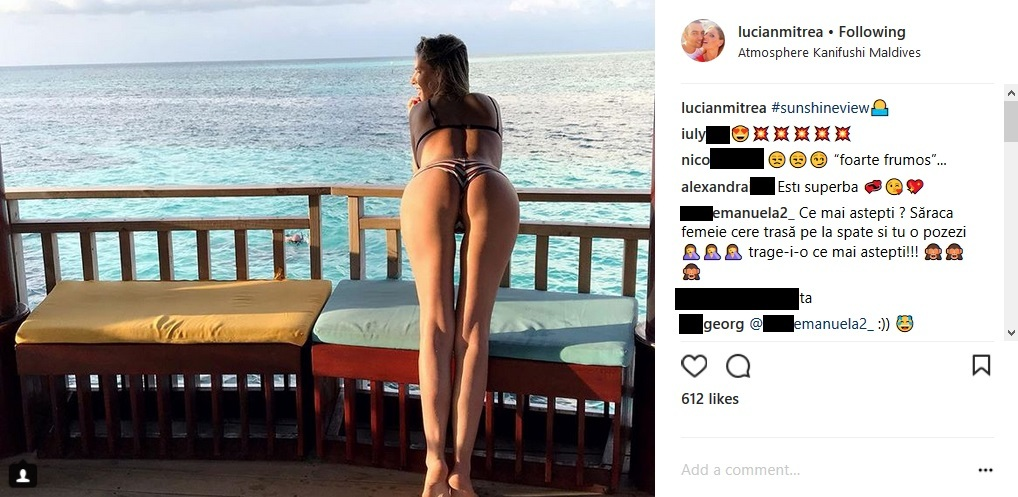 VIDEO / Andreea Bănică, surprinsă de soţul ei într-o poziţie de incendiară! Privirile au fost în zona ei intimă, iar mesajele indecente au apărut imediat