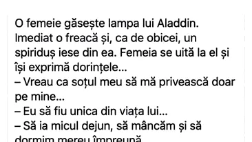 BANCUL ZILEI | O femeie găsește lampa lui Aladdin