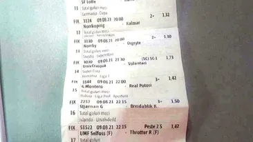 Rețetă de câștig: un bărbat din Vaslui a pariat 210 lei și s-a ales cu peste 35.000 de euro!