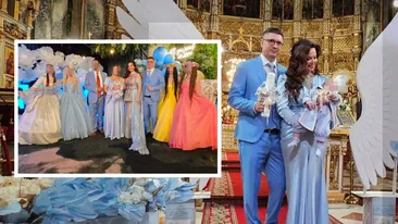 Luis Lazarus și-a botezat fiul! Imagini de la creștinarea micuțului Eric Lucas