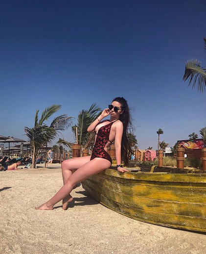 Jessica Rus într-o vacanță de lux