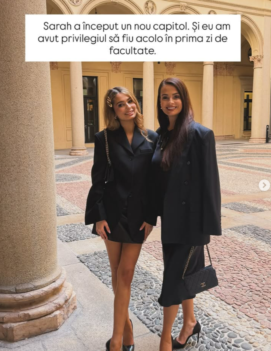 Emoții mari pentru Anca Serea! Fiica ei, Sarah, a început astăzi facultatea la Milano