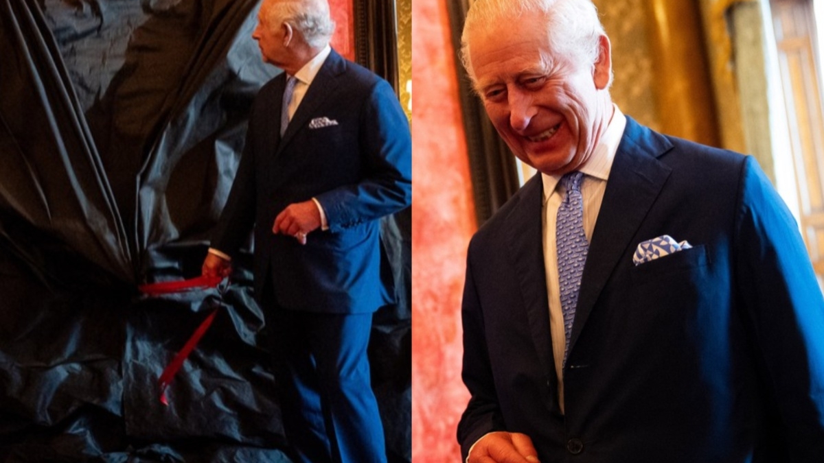 Portretul Regelui Charles a stârnit un val de controverse! A fost catalogat ”demonic”, iar monarhul n-a fost încântat