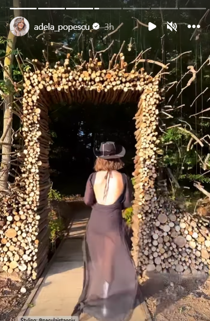 Adela Popescu, la nunta Ginei Pistol/ Foto: Instagram