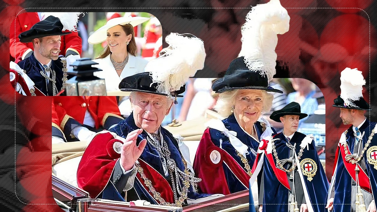 Ce este Garter Day, una dintre cele mai bizare tradiții ale Familiei Regale Britanice. De ce apar membrii monarhiei în robe albastre și pălării cu pene
