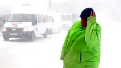 Alertă IGSU: ninsori viscolite în Carpați și vânt de până la 70 km/oră în mai multe regiuni ale țării