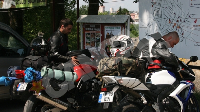 "Redescopera Romania pe doua roti"! Turul tarii pe motociclete