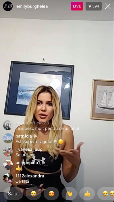 Reacția dură a lui Emily Burghelea, după ce Acces Direct a anunțat că Vulpița și Viorel au COVID-19: „Eu cred că, de fapt, are mult mai multă lume de acolo”
