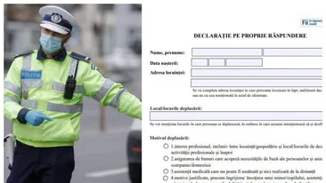 Grupul de Comunicare Strategică a răspuns: este sau nu obligatoriu să trecem ora în declarația pe proprie răspundere?