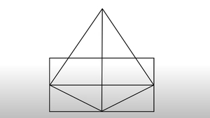 Test de inteligență | Câte triunghiuri sunt, în total, în această imagine: 11, 13, 15 sau 17?