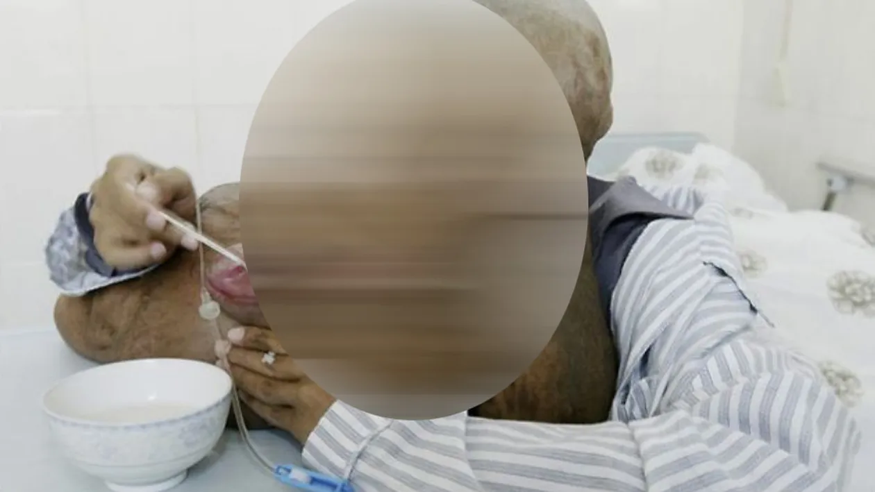 Dumnezeule, NU TE POŢI UITA LA EL! Fotografia plângerii! Omul ăsta are faţă de DEMON! IMAGINI CU IMPACT CU PUTERNIC EMOŢIAL