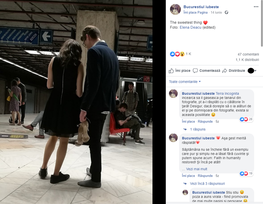 Tânărul care a fost fotografiat desculț la metroul din București a fost găsit. Cum explică Mihai gestul său