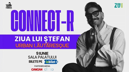 Connect-R revine la Sala Palatului, de ziua lui. La 44 de ani, „Ziua lui Ștefan” se sărbătorește pe 9 Iunie 2026