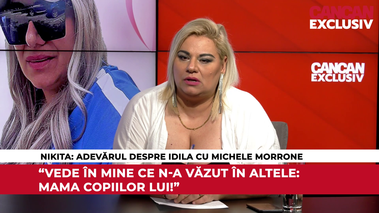Interviul integral, în care Nikita vorbește despre Michele Morrone, poate fi accesat pe canalul de YouTube "@Cancanoficial" (Foto: captură video)