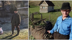 Batranul asta s-a trezit cu primarul si politia la poarta. Ce i-au facut acestia, chiar de Craciun. Saracul traieste izolat