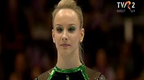 Sandra Izbasa a castigat medalia de aur la proba de sarituri la campionatele europene la Bruxelles.