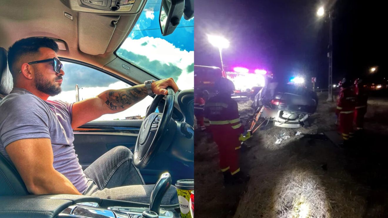 Primele imagini de la accidentul în care a murit Andrei Perneș de la Mireasa. Tânărul de 28 de ani n-a avut nicio șansă!