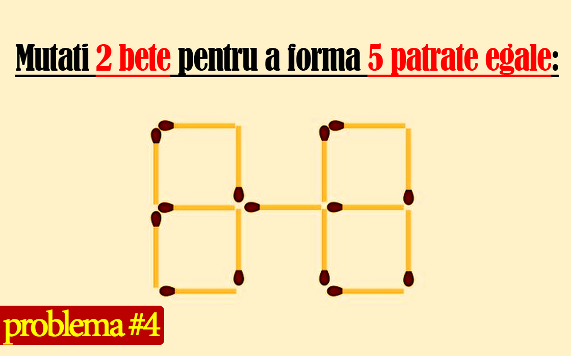 Test IQ cu 10 probleme cu chibrituri | Prima: Adăugați 1 băț pentru a corecta egalitatea 5-3+6=9