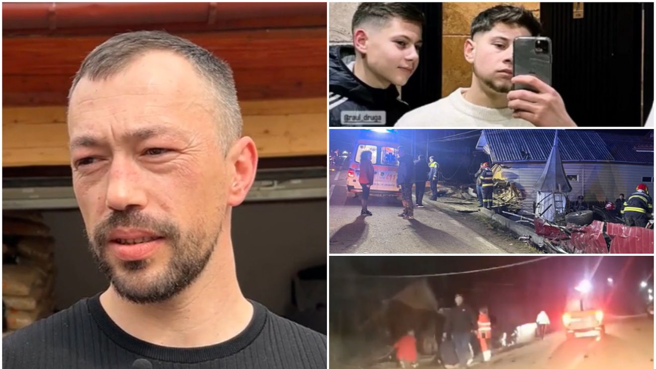 Mărturia cutremurătoare a bărbatului care i-a găsit pe Alex, Raul și Cristian fără viață. Cei 3 tineri au murit într-un accident rutier cumplit