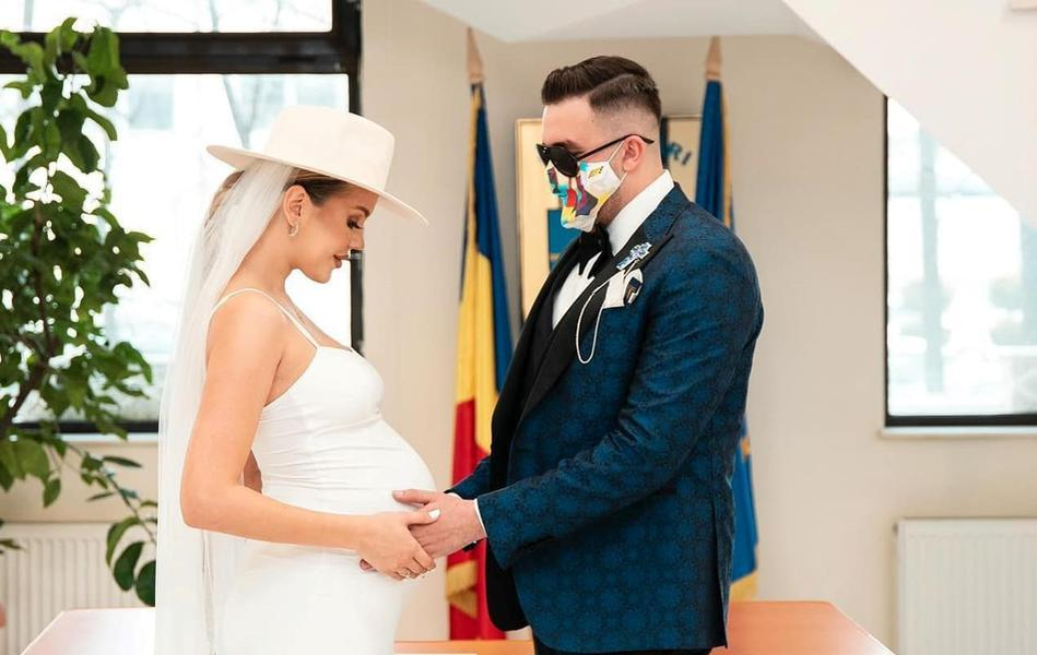 Emily Burghelea și iubitul, cununie în mare taină