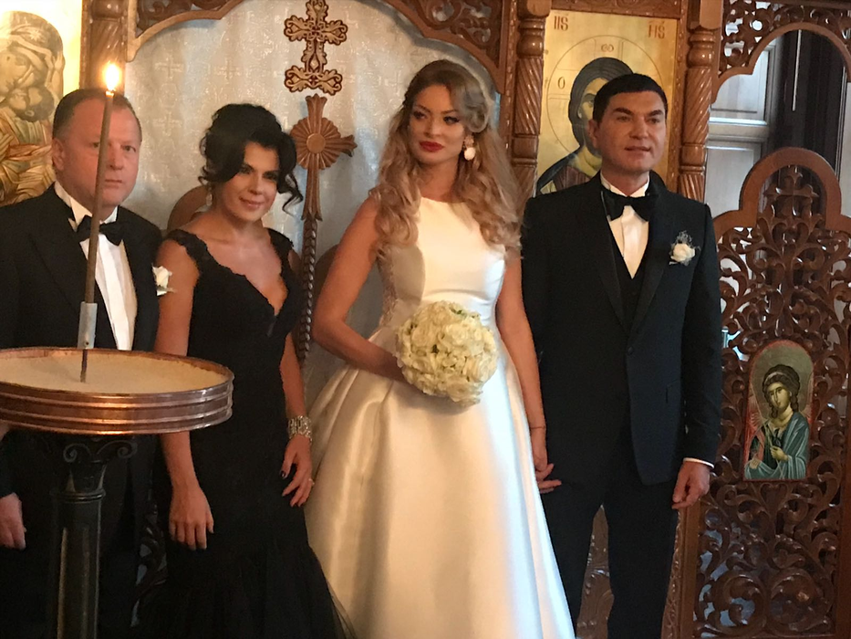 Cristi Borcea și Valentina Pelinel și-au unit destinele în fața lui Dumnezeu