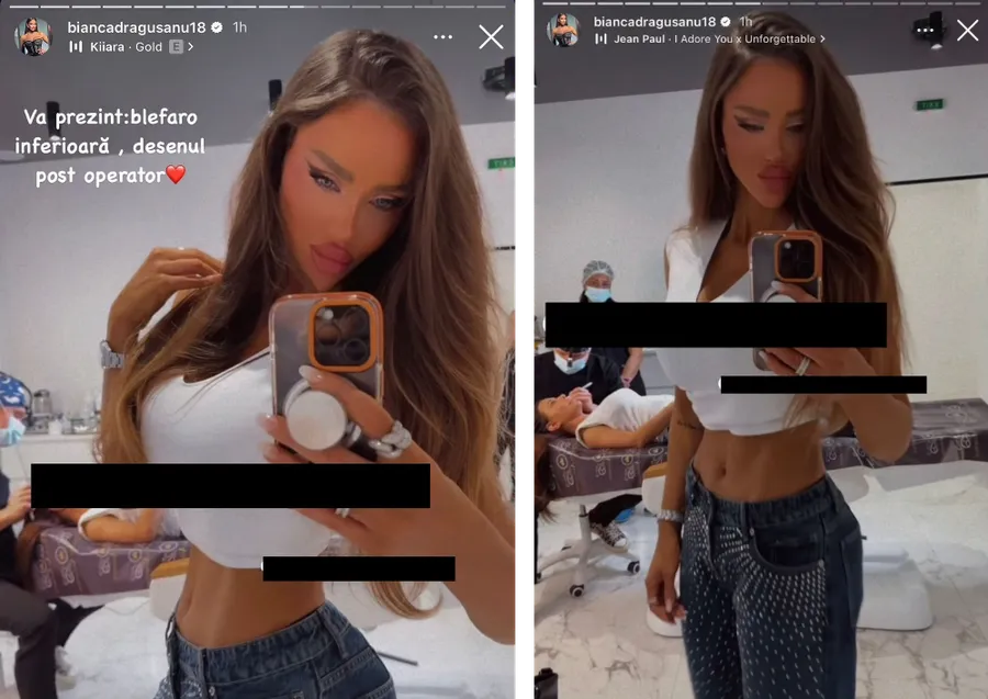 Postarea făcută de Bianca Drăgușanu. Sursă foto: Instagram