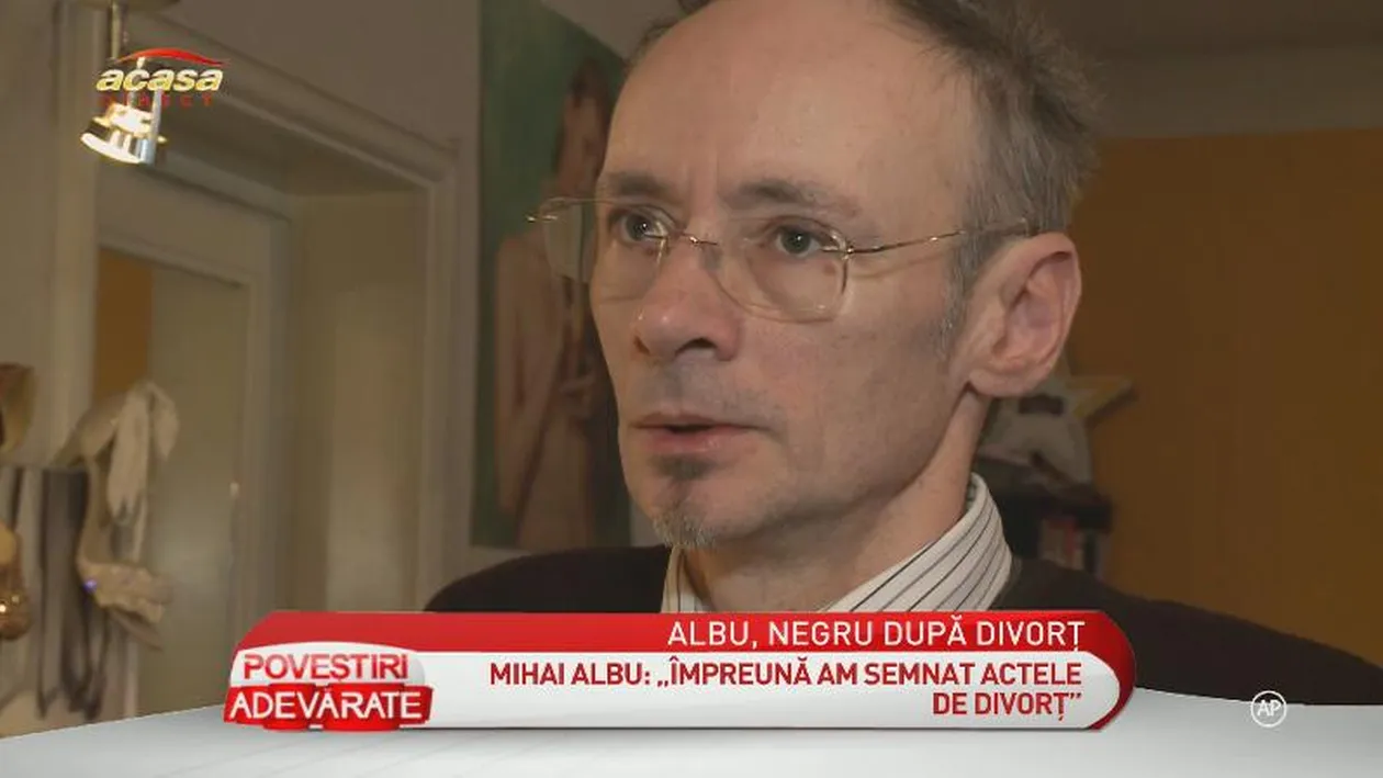 În prima zi după divorţ, Mihai Albu se gândeşte tot la fosta soţie: Va rămâne bucăţică din mine