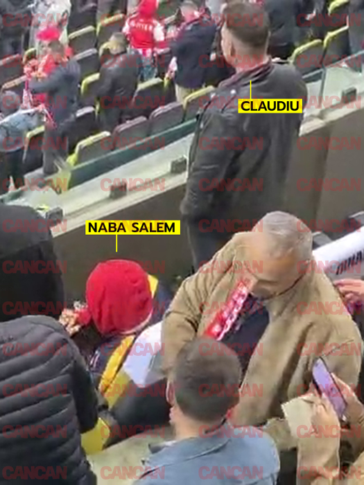 Naba, date la meci cu un fost concurent de la Insula Iubirii. Cei doi au sărbătorit victoria „câinilor” de pe Arena Națională