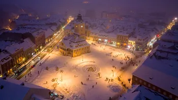 Zonele din România unde ninge ca în povești în Ajunul Crăciunului. Zăpada are chiar și 25 de cm