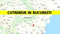 Cutremur neobișnuit în București! Seismul a avut loc azi-noapte, la ora 00:33