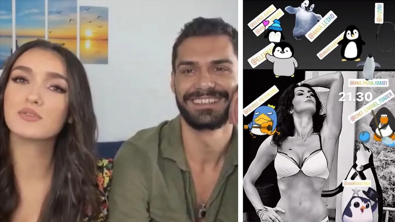 Viviana Sposub, ești geloasă? George Burcea a postat o poză incitantă cu Mihaela Rădulescu, într-un costum de baie sexy | VIDEO