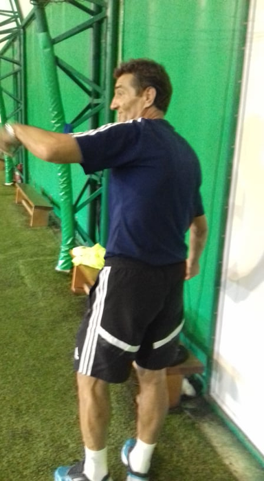 Gică Burleanu este mereu prezent la sala de fotbal