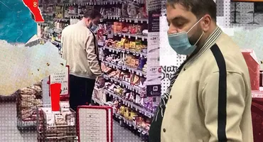 Florin Salam, recital printre rafturi, la cumpărături. Cum au reacționat cei care l-au recunoscut, deși avea mască