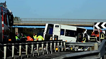 Accidentul din Italia: Şoferul unuia dintre microbuze, tatăl unui fotbalist român care joacă în Anglia