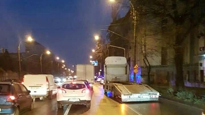 Carambol cu 10 mașini pe Calea Griviței, din Capitală