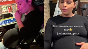 Andreea Popescu, de urgență la spital. Fosta dansatoare a Deliei se pregătește să nască | VIDEO
