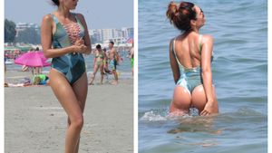 Am pozat-o în costum de baie pe vedeta Antenei. Poate ”candida” la cel mai sexy-posterior al unei prezentatoare TV! Fotografii periculoase...