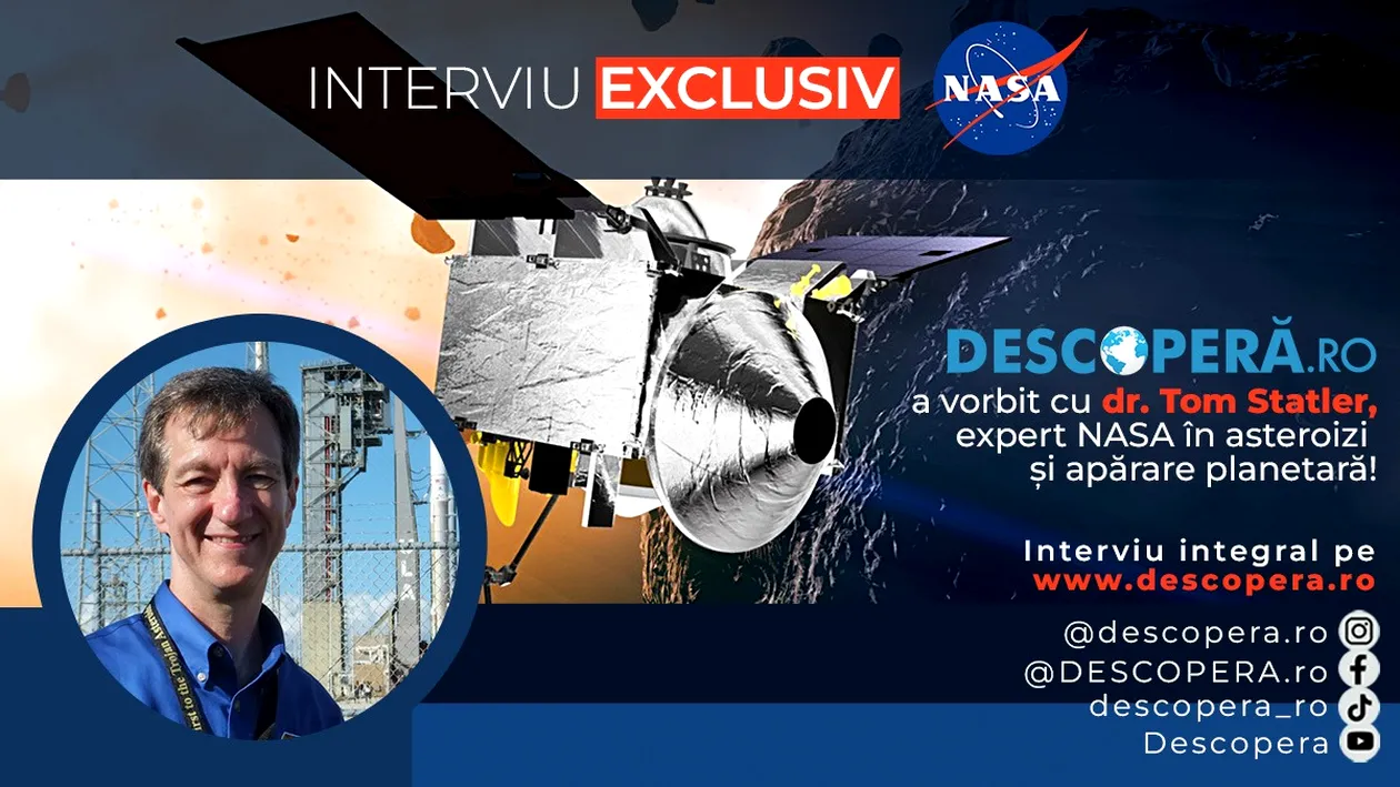 Comunicat | INTERVIU EXCLUSIV: DESCOPERĂ.RO a aflat de la NASA totul despre OSIRIS-REx!
