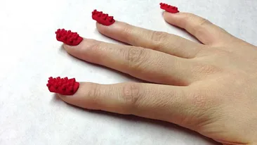 Ultima tendinta in materie de manichiura! Cum sunt realizate si cat costa unghiile TRIDIMENSIONALE!