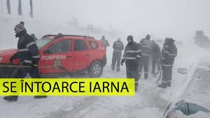 Se întoarce iarna! Temperaturi de până la -15 grade în România