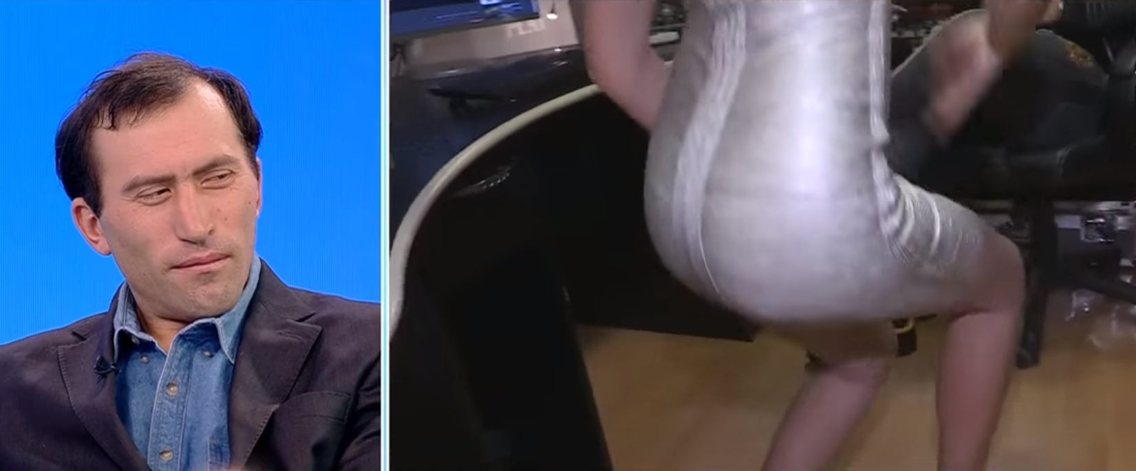 Vulpița, dans lasciv pentru Tzancă Uraganu! Manelistul a aplaudat-o în timp ce ea își unduia trupul pe muzica lui