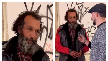 Transformarea incredibilă a bărbatului din imagine, care trăieşte pe străzi: Am 53 de ani, sunt boschetar