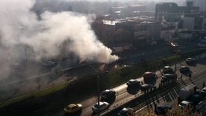 Explozie in Bucuresti! Norii de fum au panicat mai multi oameni