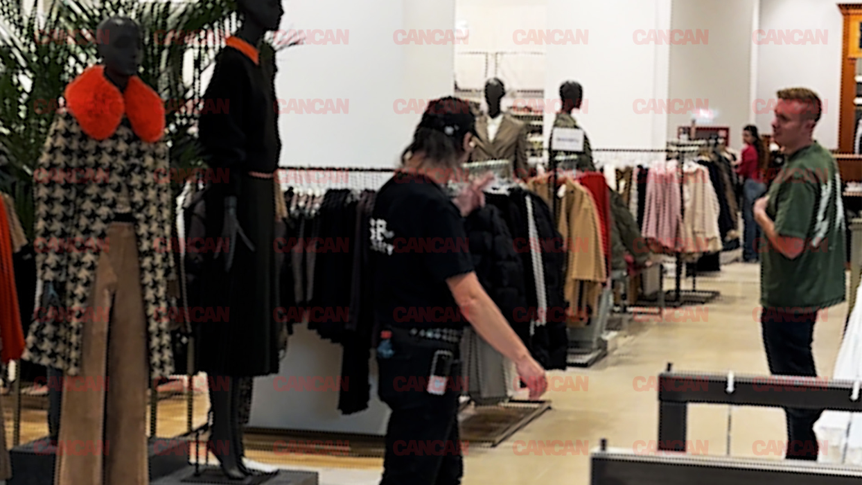 Ionuț Rusu e simpatic cu paznicul din mall