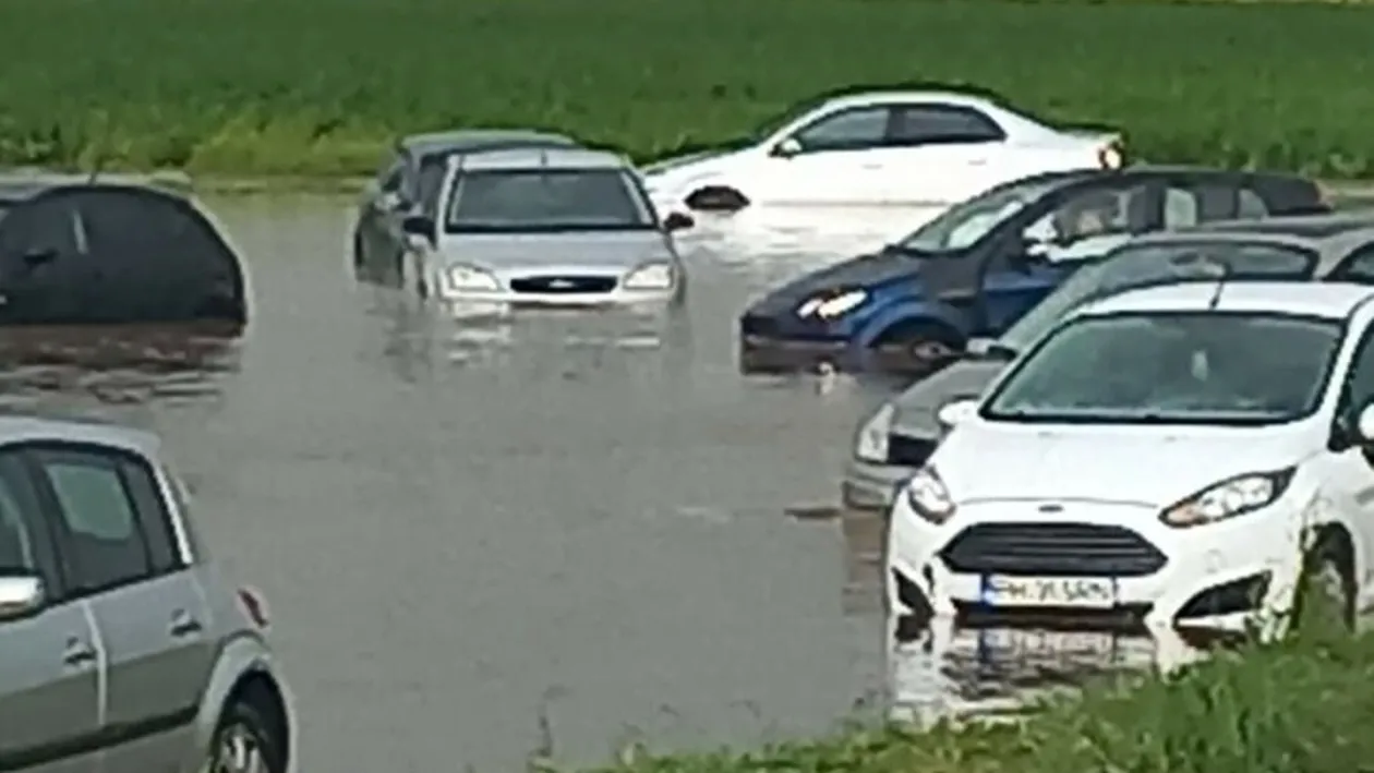 Potop în Prahova. Oamenii au fost evacuați de pompieri. Un bărbat a fost la un pas de electrocutare